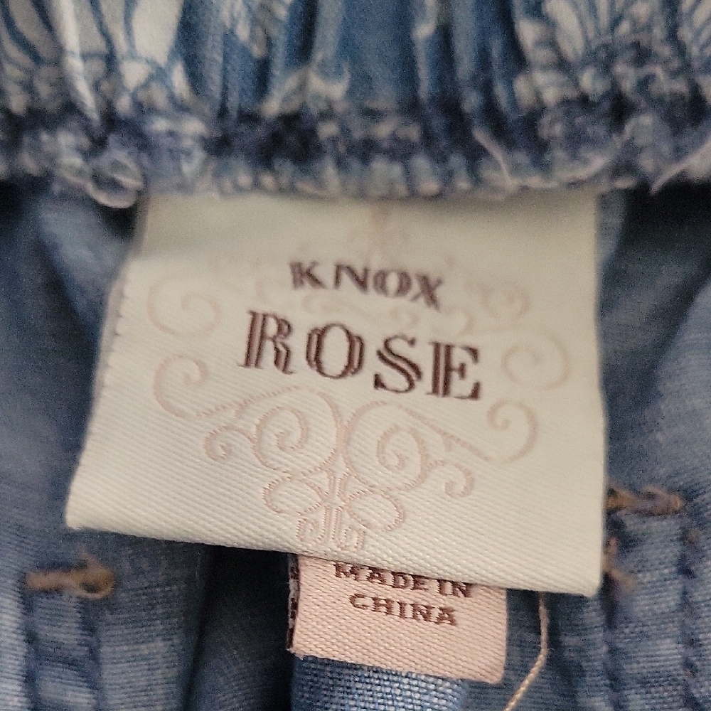 Knox Rose Floral Blue Women's Shorts - Picture 8 of 13